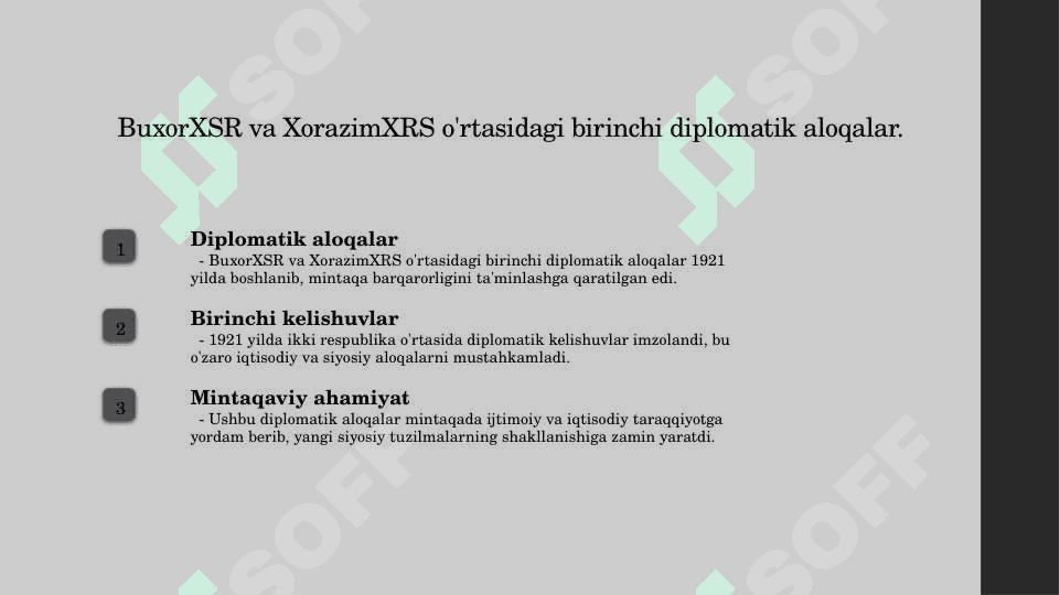 BuxorXSR VA Xorazm XRS o'rtasidagi siyosiy munosabatlar 1921 1924 5