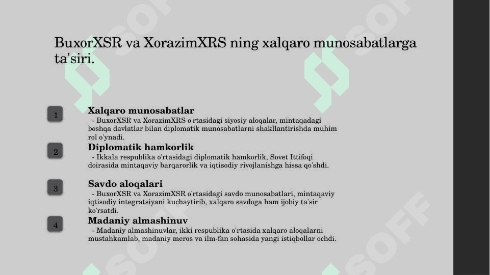 BuxorXSR VA Xorazm XRS o'rtasidagi siyosiy munosabatlar 1921 1924 8