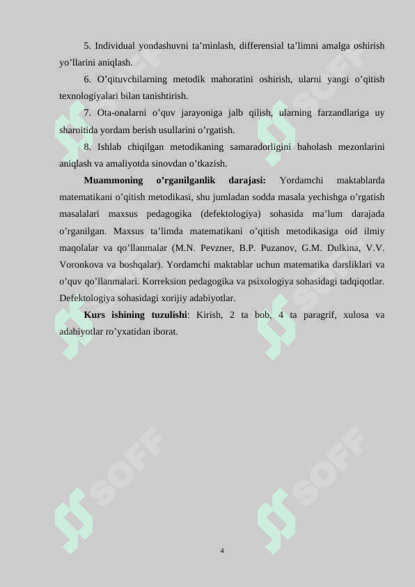 Yordamchi maktabda sodda masala yechishga o’rgatish metodikasi 4