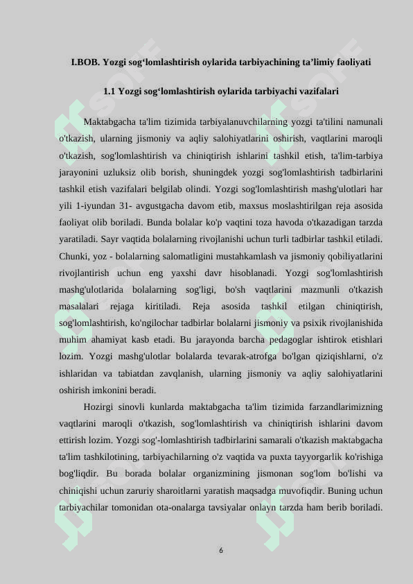 Yozgi dam olish oromgohlari pedagogik faoliyat 6