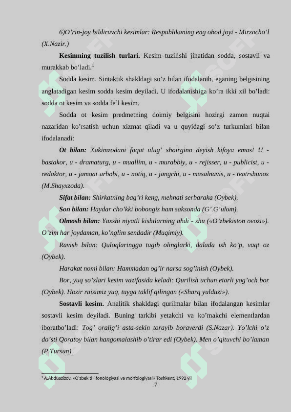 Kesim 7