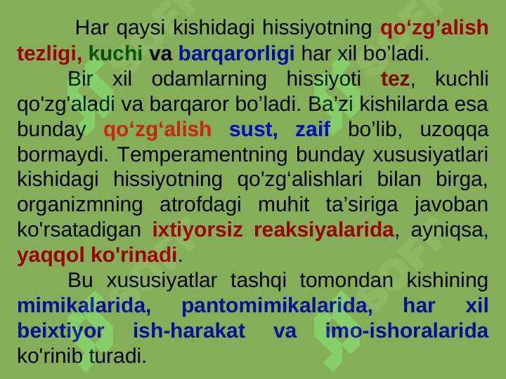SHAXSNING INDIVIDUAL XUSUSIYATLARI 6
