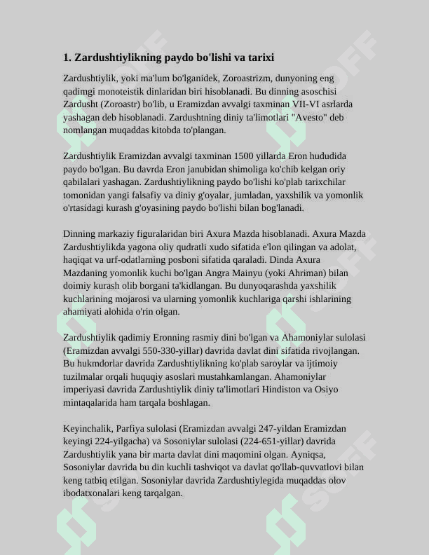 ZARDUSHTIYLIKNING DINIY INYERARXIYASI 3