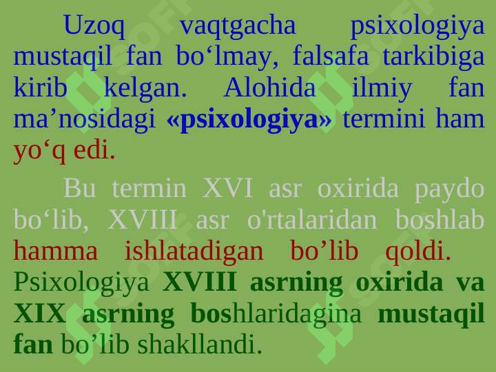 PSIXOLOGIYANING AHAMIYATI VA METODLARI 6