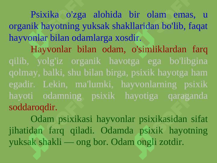 PSIXOLOGIYANING AHAMIYATI VA METODLARI 8