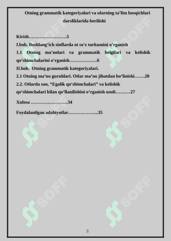 Otning grammatik kategoriyalari va ularning taʼlim bosqichlari darsliklarida berilishi 3