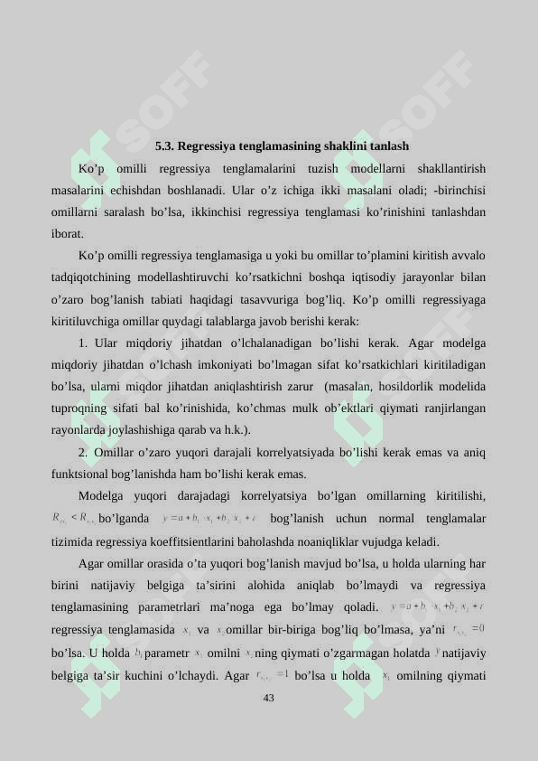 KO’P OMILLI EKONOMETRIK TAHLIL 3