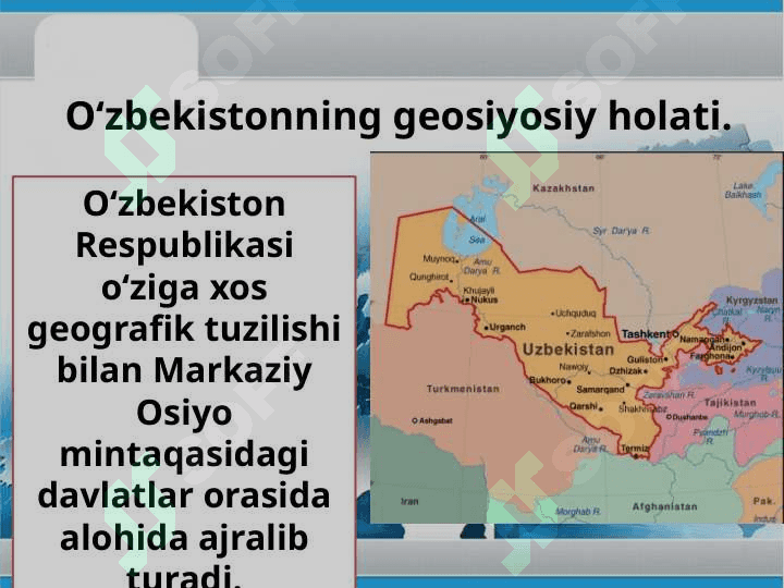 O'ZBEKISTON RESPUBLIKASINING TASHQI SIYOSATINI AMALGA OSHIRISH TIZIMINING SHAKALLANISH 2