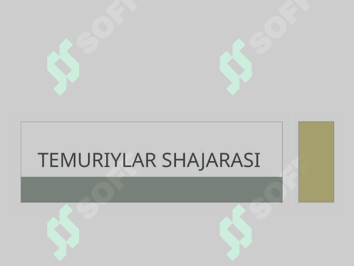 TEMURIYLAR DAVRIDA BUNYODKORLIK ISHLARI 5
