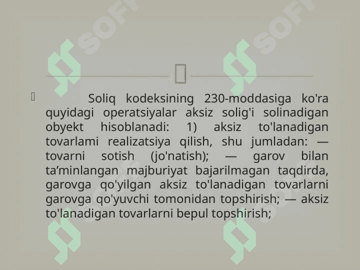 AKSIZ SOLIG‘INI HISOBLASH VA BYUDJETGA TO‘LASH TARTIB 5