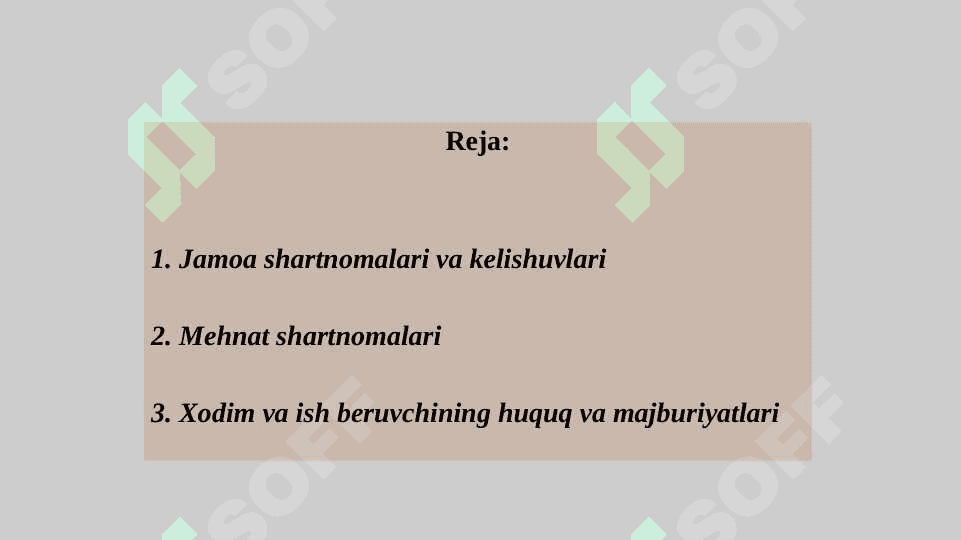 XODIM VA ISH BERUVCHINING HUQUQ VA MAJBURIYATLARI 2