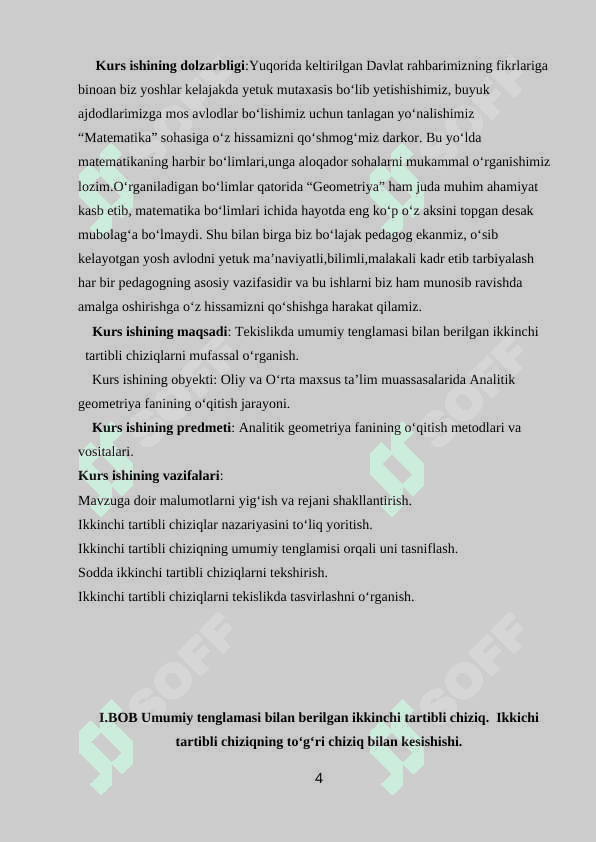 “Ikkinchi tartibli chiziqlarning tenglamasiga ko‘ra yasash” 4