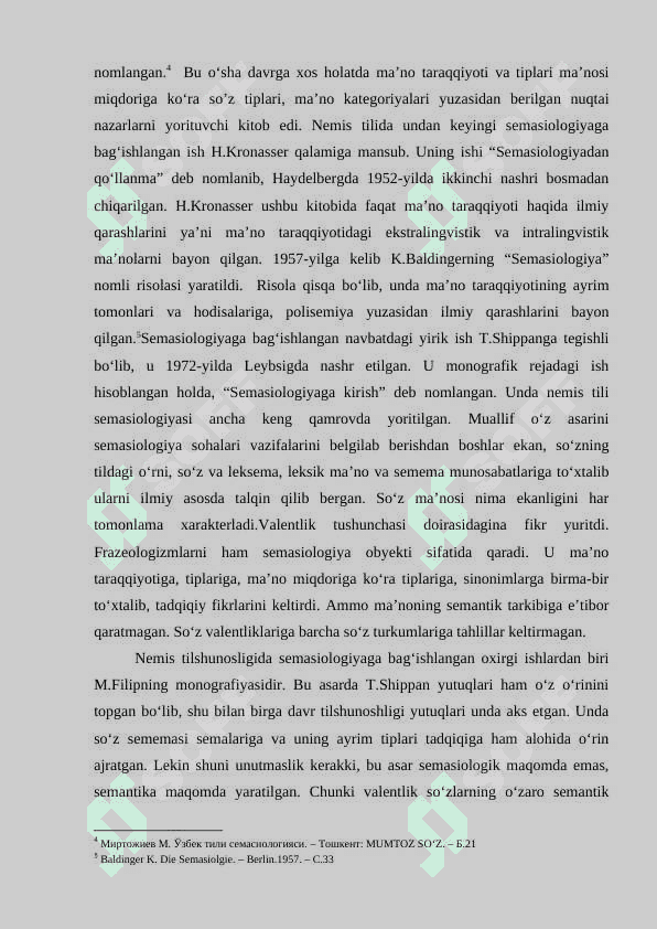O‘ZBEK TILSHUNOSLIGIDA SEMEMA VA SEMA MUNOSABATI TALQINI 7