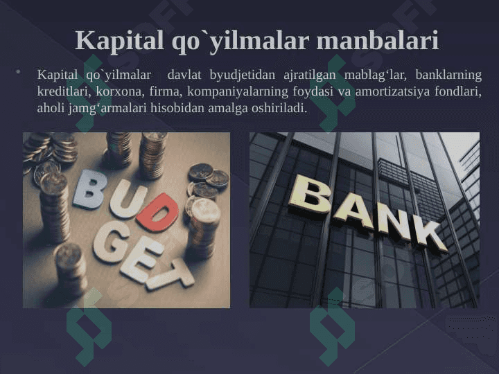 Kapital qo`yilmalar va kapital bozori 3