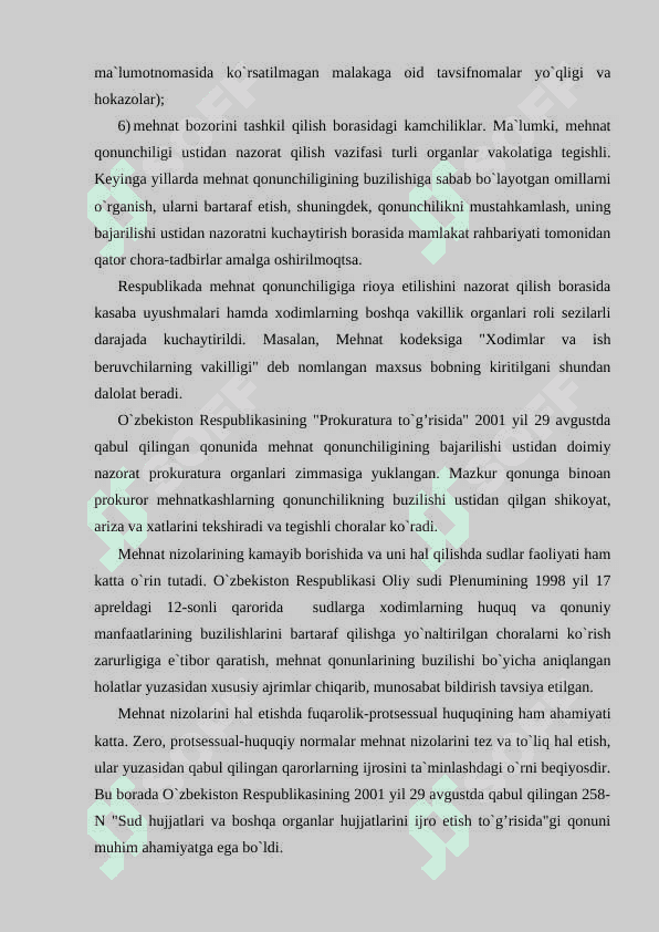 MEHNAT NIZOLARNI HAL ETISH TARTIBI 5