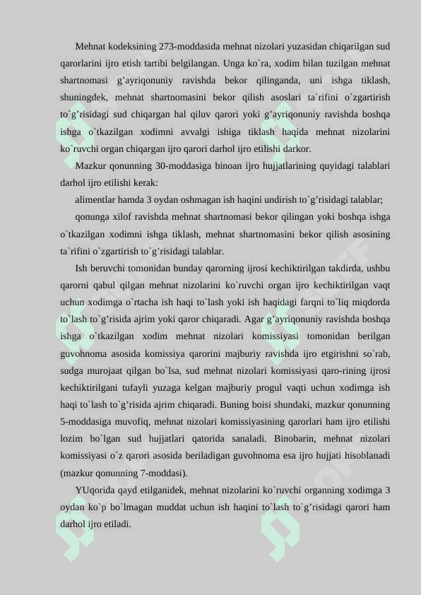 MEHNAT NIZOLARNI HAL ETISH TARTIBI 8