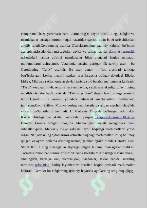 Geradotning “Tarix” asaridagi tarixiy geografik malumotlarning ahamiyati 8