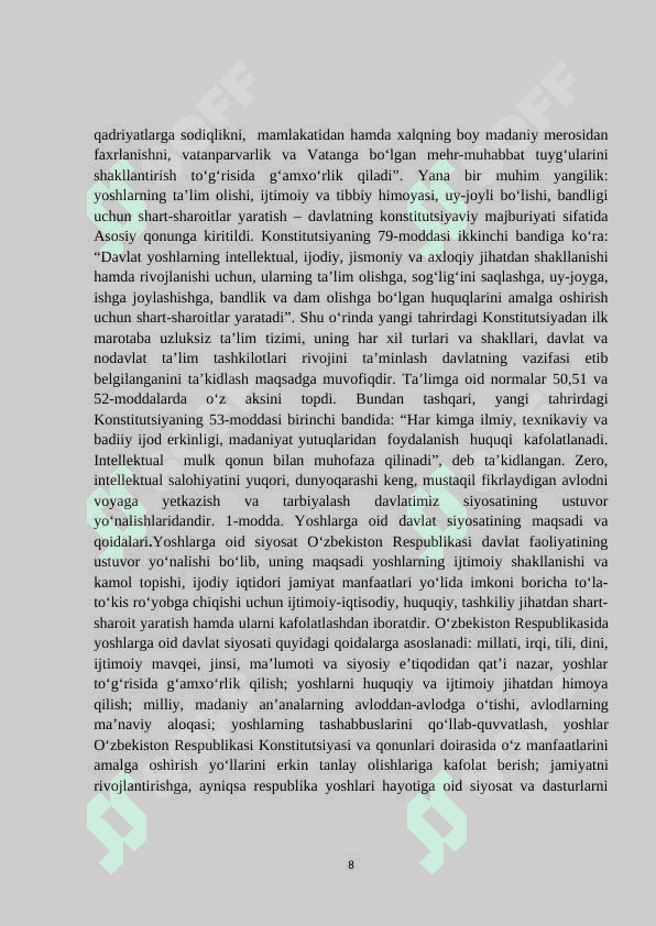 Yoshlarga oid davlat siyosati 8
