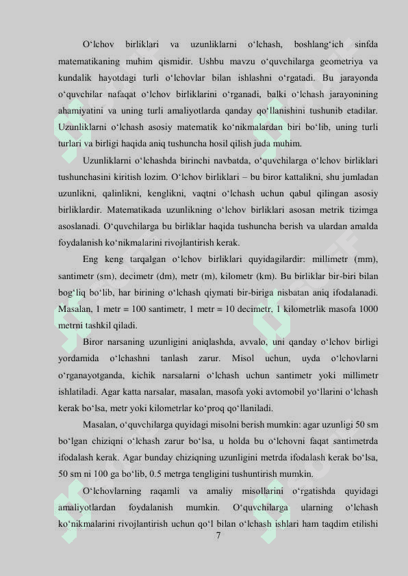3-sinfda geometriya elementlarini o'rgatish metodikasi 7