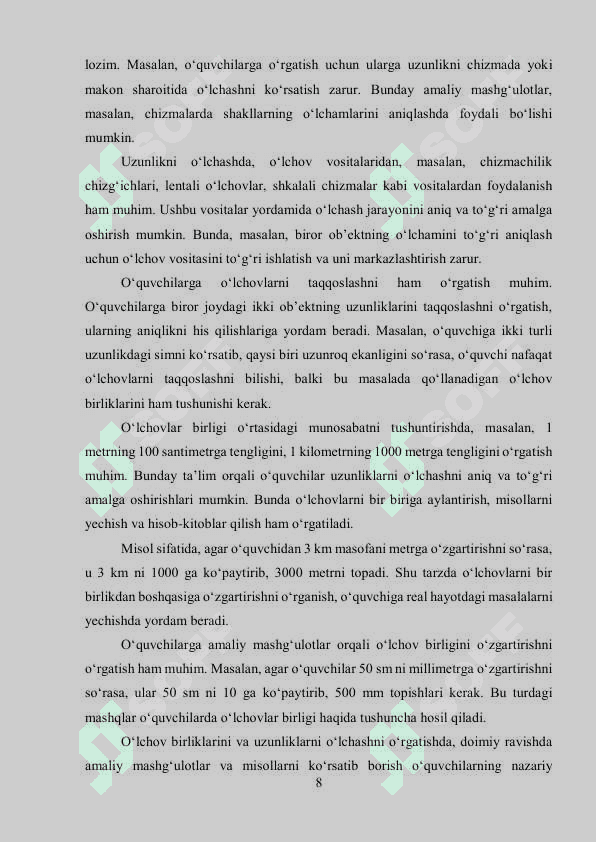 3-sinfda geometriya elementlarini o'rgatish metodikasi 8
