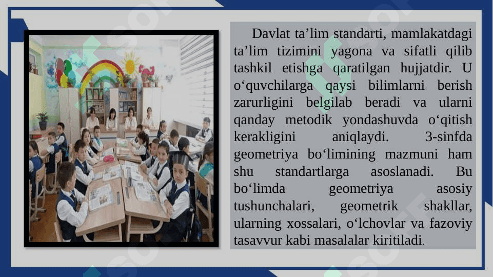 3-sinfda geometriya elementlarini o'rgatish metodikasi 8