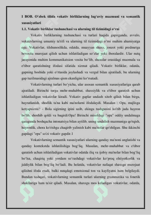 “ O‘zbek tilida mutanosib tarkibli qo‘shma gaplar ” mavzusidagi kurs ishi 6