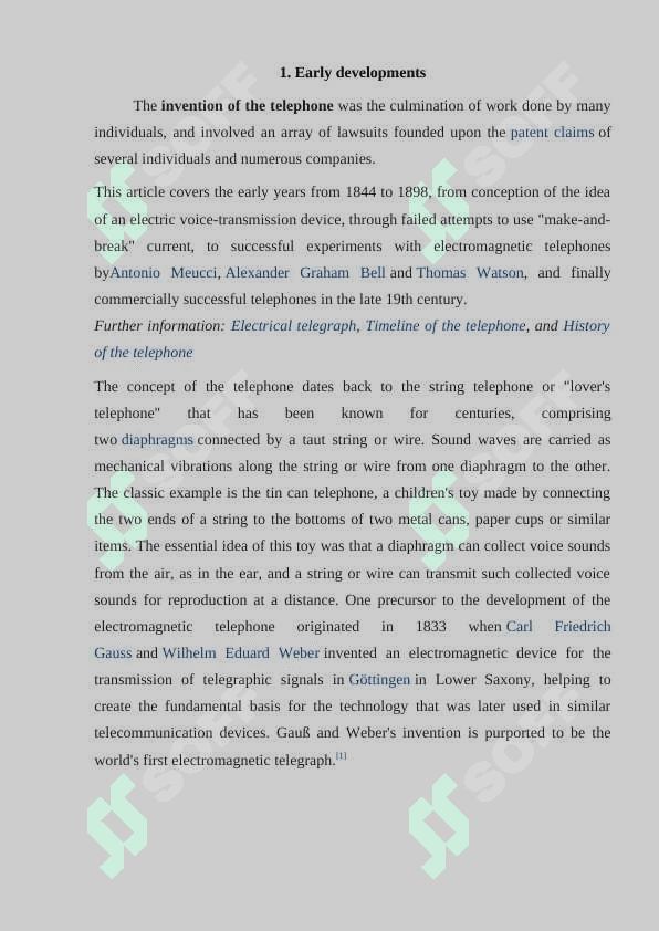 History of the telephone invention 2