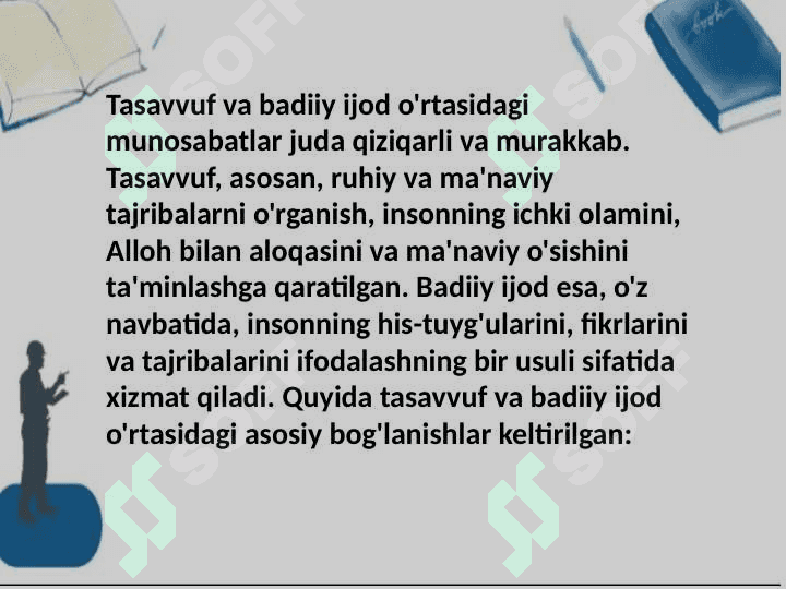 Mavzu: Tasavvuf va badiiy ijod. Tasavvuf timsollari 2
