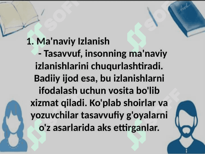 Mavzu: Tasavvuf va badiiy ijod. Tasavvuf timsollari 3