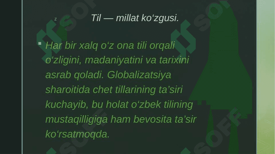Tilini sevgan – elini sevadi 2
