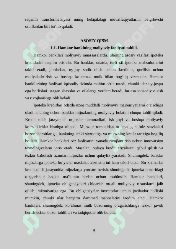 HAMKOR BANKI 5