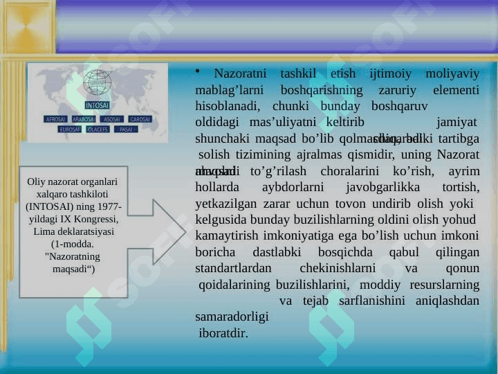 MOLIYAVIY NAZORAT 5