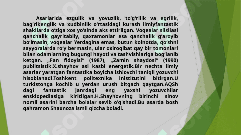Hojiakbar Shayxov “Olovdan Chiqqan odam” 3
