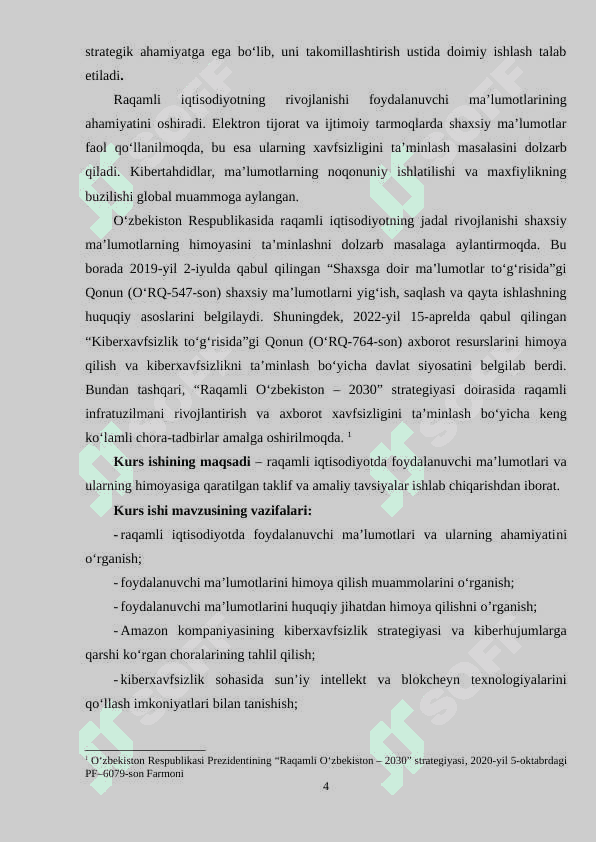 Foydalanuvchi ma'lumotlari xavfsizligi 4