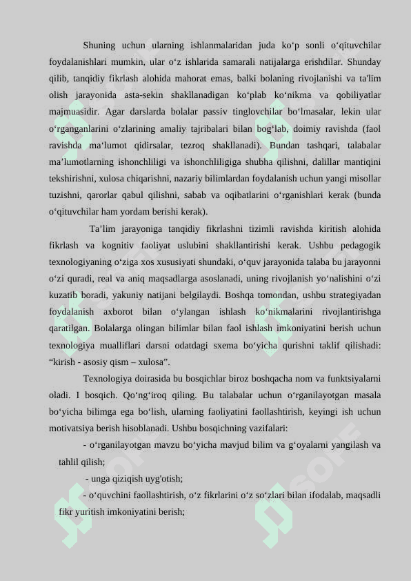 Tanqidiy o‘qish va eslatmalar bilan ishlash 3
