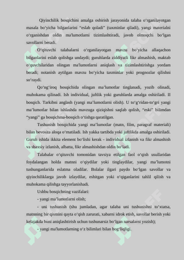 Tanqidiy o‘qish va eslatmalar bilan ishlash 4