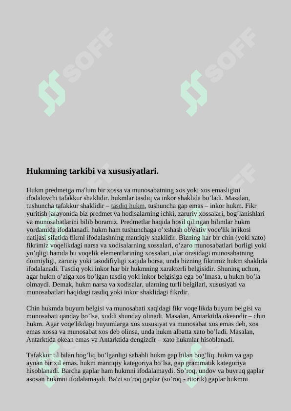 1.	Bilimlar taraqqiyotining mantiqiy shakllari. 2