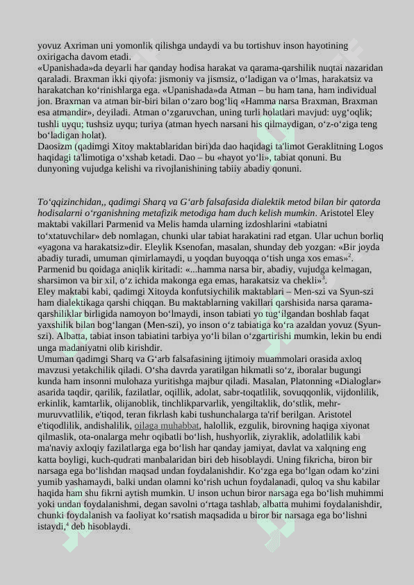 1.Falsafada qonun va kategoriyalarning ijtimoiy jarayonlar dialektikasidagi roli. 7