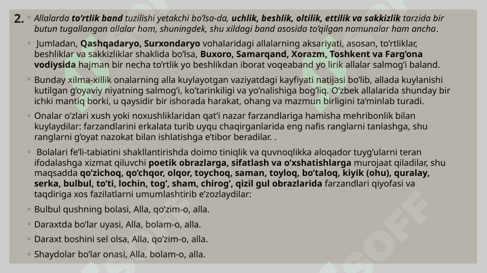 Alla janrining tarkibiy tuzilishi va mohiyati 6