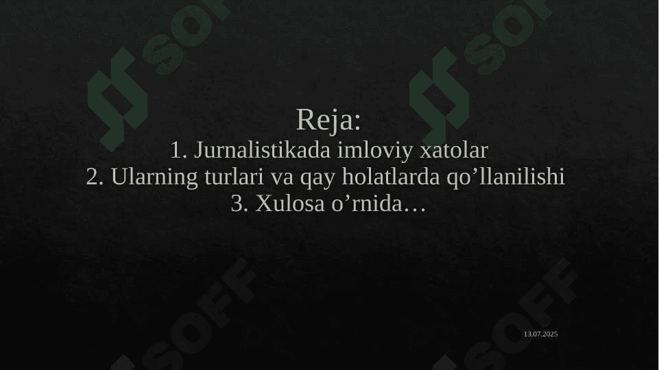 Jurnalistik materiallarda imloviy xatolar 2