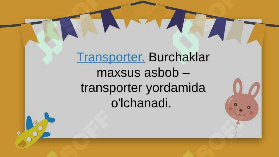 BURCHAKLARNI TRANSPORTER YORDAMIDA O’LCHASH 2