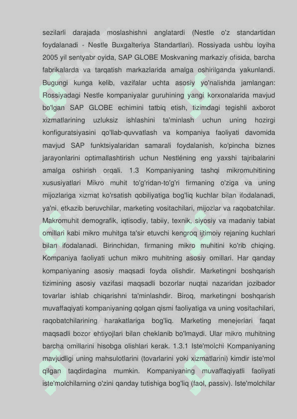Nestle kompaniyasining marketing strategiyasi 6