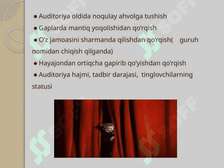 Ommaviy chiqish texnikasi 2
