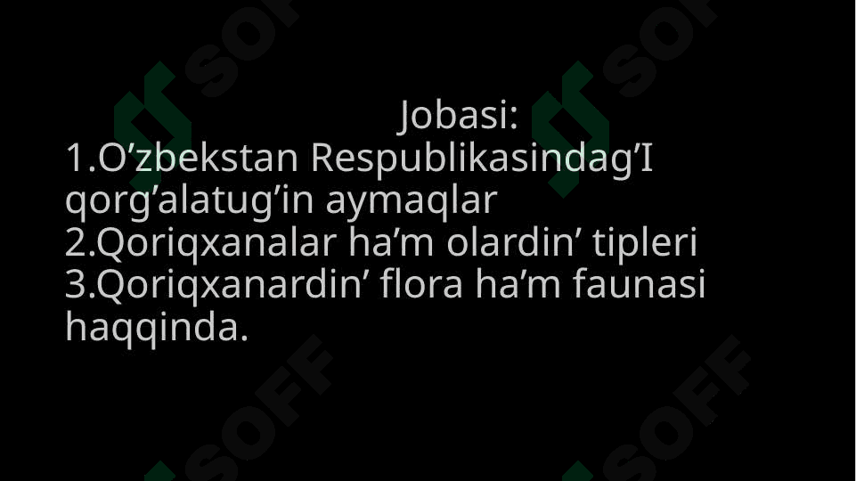 O’zbekstanda qorg’alatug’in ta’biyiy aymaqalar 2