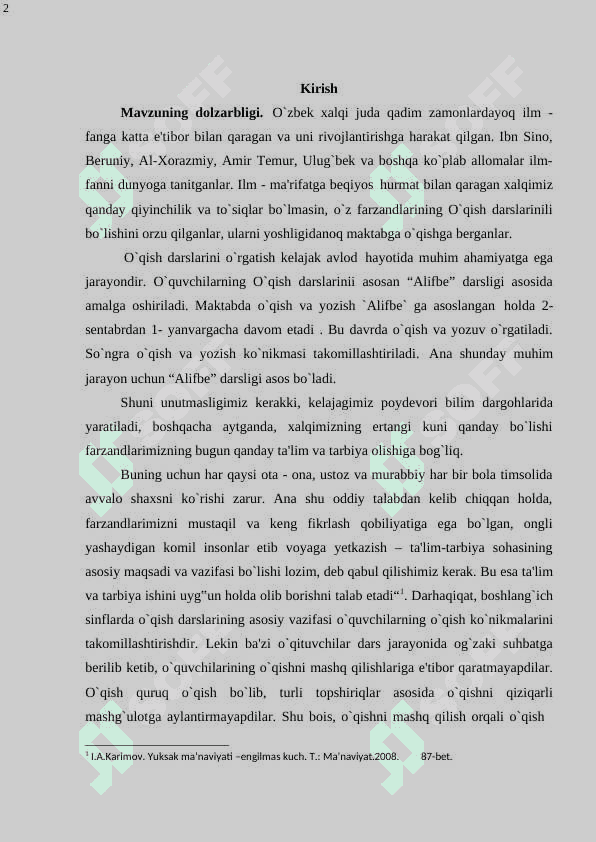 OʻQISH DARSLARIDA MANTIQIY MASHQLARNI TASHKIL ETISH 2