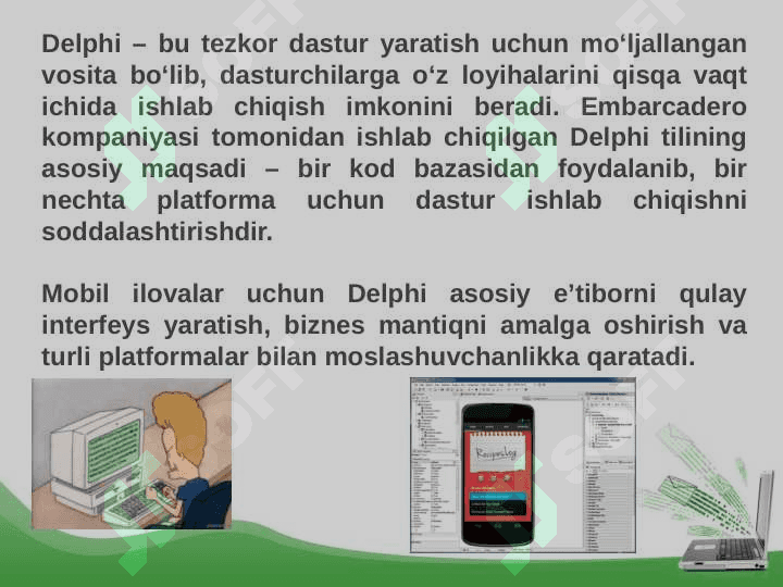 Delphi tilida mobil ilova yaratish 4