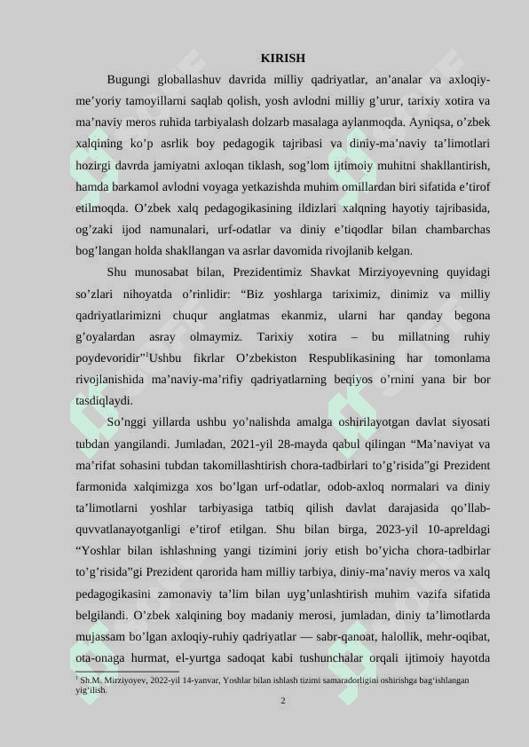 O’zbek xalq pedagogikasi va islom ta’limotida ijtimoiy pedagogik g’oyalar 2