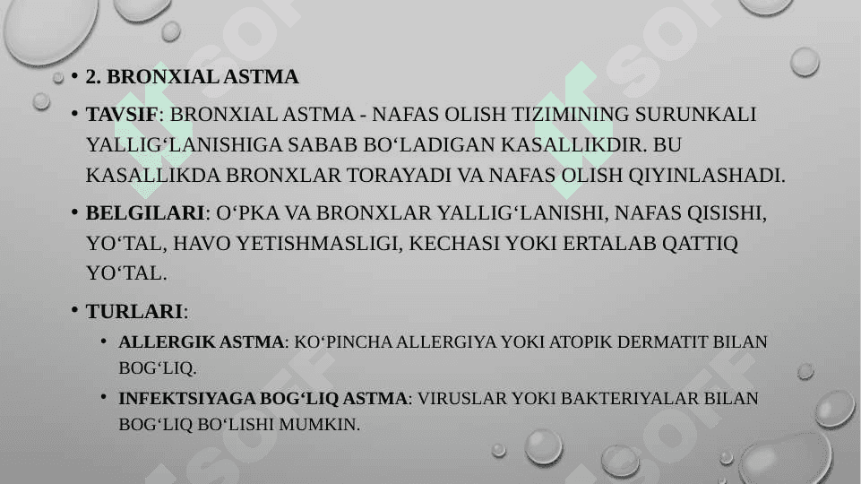 Shifoxonada uzoq muddat davolanayotgan bolalar tavsifi 8