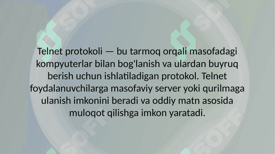 Telnet va SSH protokollarini o‘rganish 2