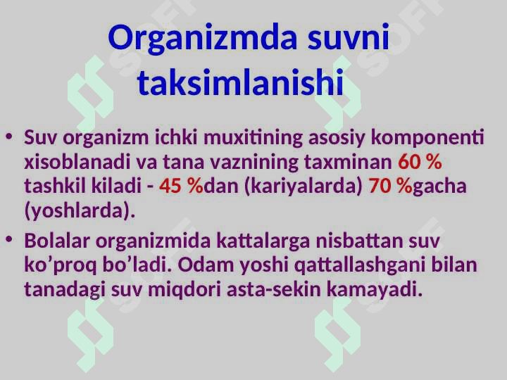 SUV TUZ ALMASHINUVINING PATOFIZIOLOGIYASI 2